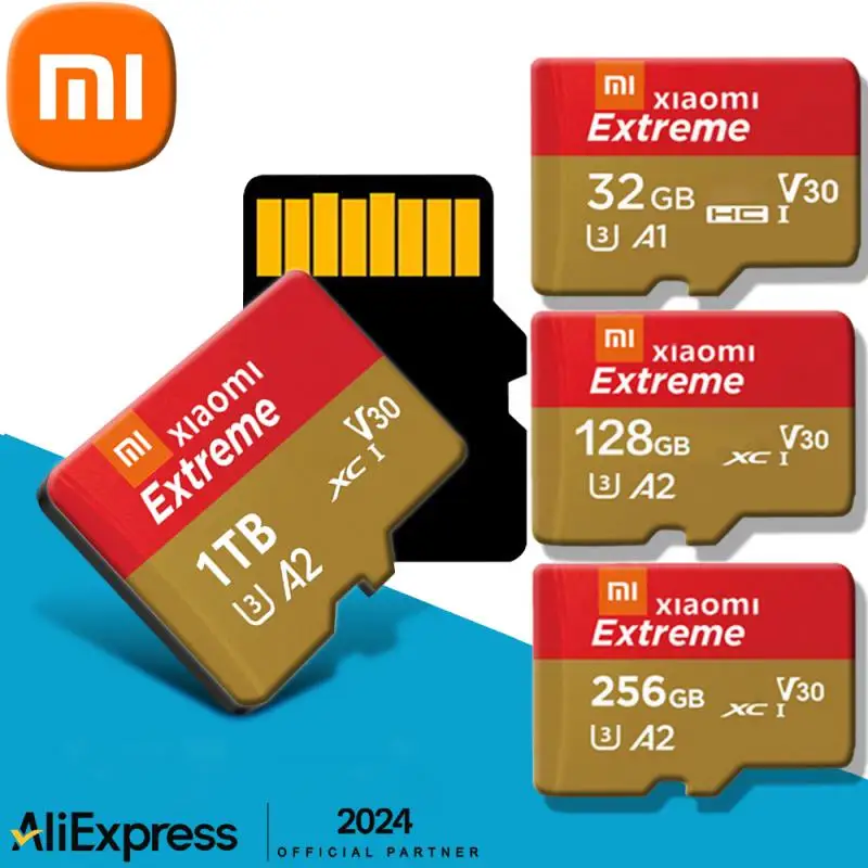 Оригинальная карта памяти Xiaomi 128 ГБ 2 ТБ высокоскоростная Micro TF SD 512 SD-карта V30 U3