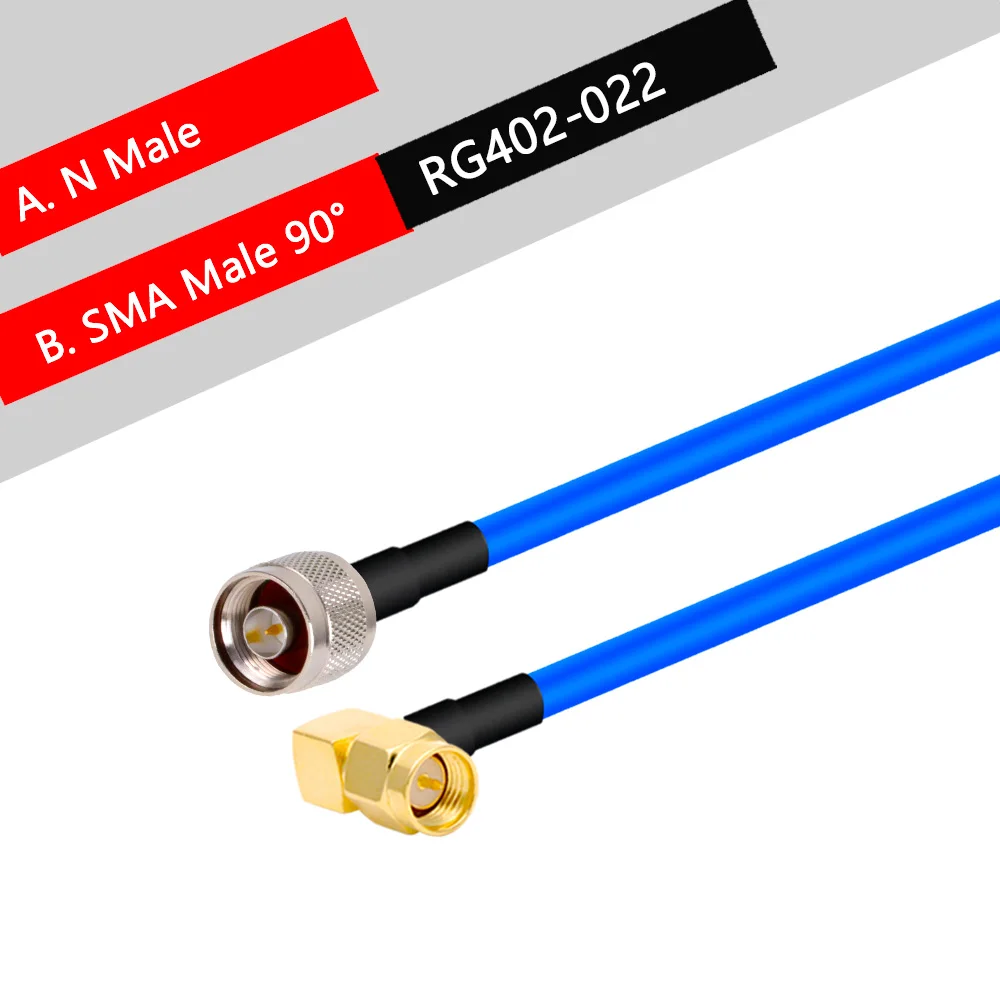 RG402 N папа на SMA мама RF-разъем Высокочастотный кабель RF Коаксиальный удлинитель с