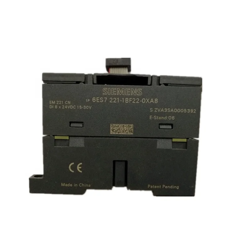

6ES7 221-1BF22-0XA0 PLC S7-200 series Digital input Moudle EM 221, 8DI, DC 24V, Sink/Source SIMATIC