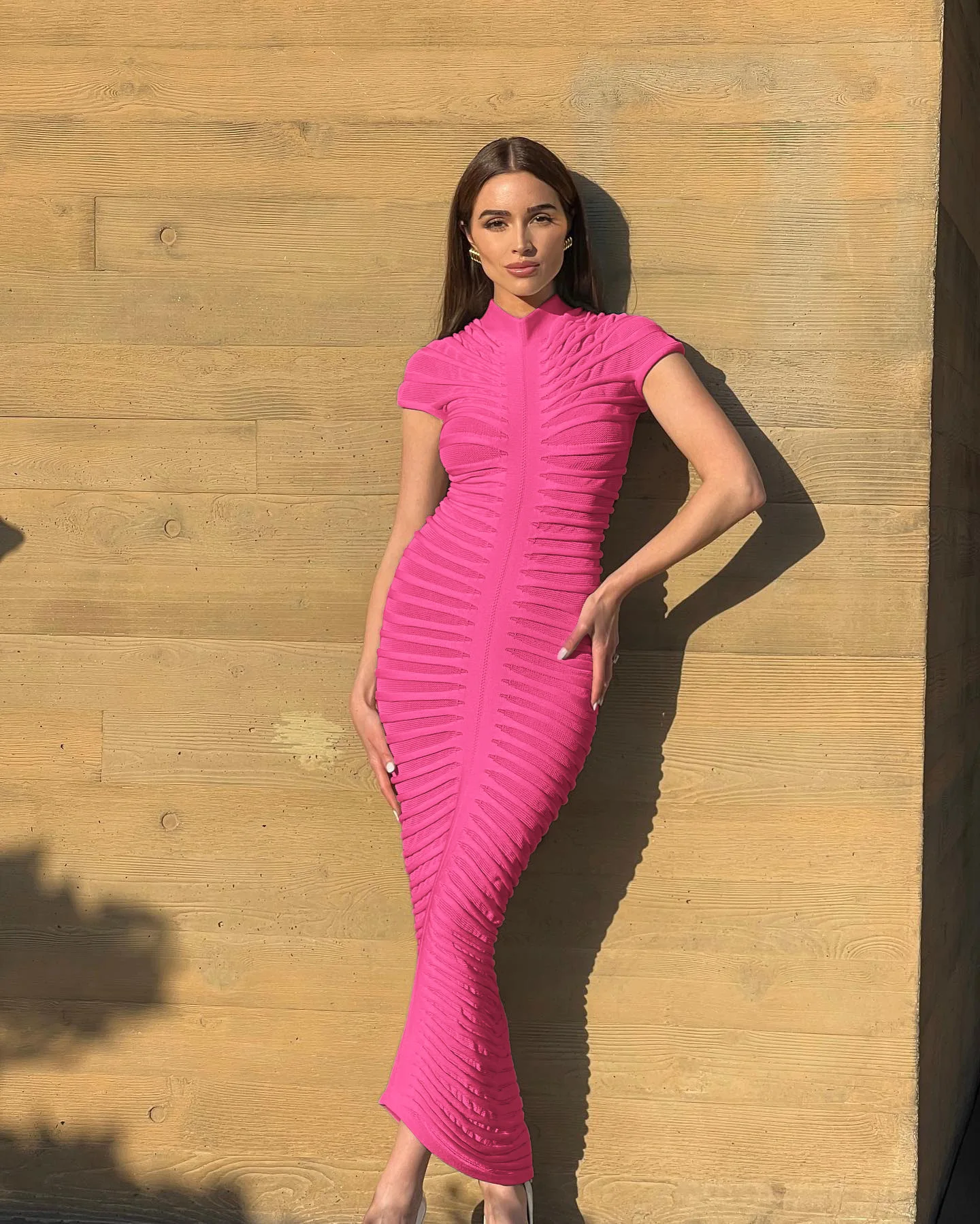 

Elegant Knitted Rib Long Dress for Women Sexy Short Sleeve O Neck Bodycon Night Club Party Dress Robe Femme Lounge Wear Y2K