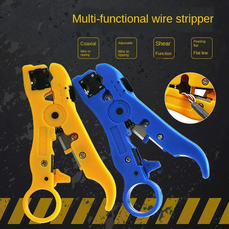 

Wire and Cable Pliers Electric Wire Stripping Tool UTP/STP Multi-function Cutting Wire Stripper