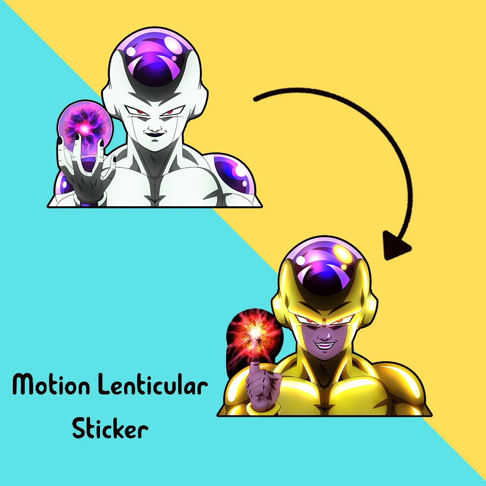 

Frieza Motion Sticker Anime Peeker Stickers Waterproof Decals
