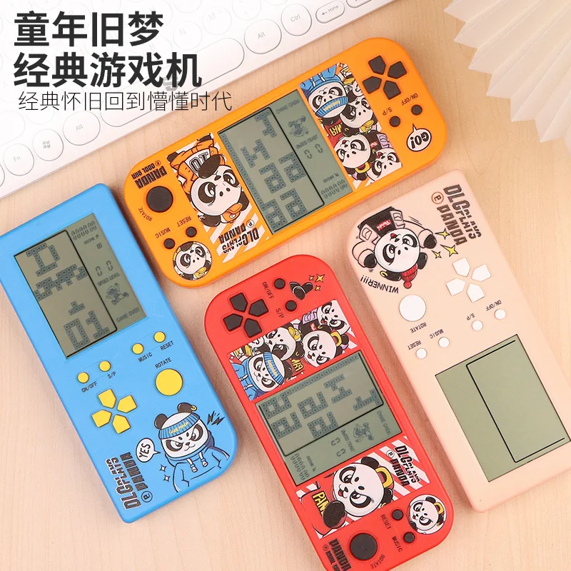 

Портативная портативная игровая мини-консоль из АБС-пластика в стиле ретро, Классическая Игровая приставка для досуга и игр в виде кирпича для детей, развивающие Подарочные игрушки, игровой геймпад