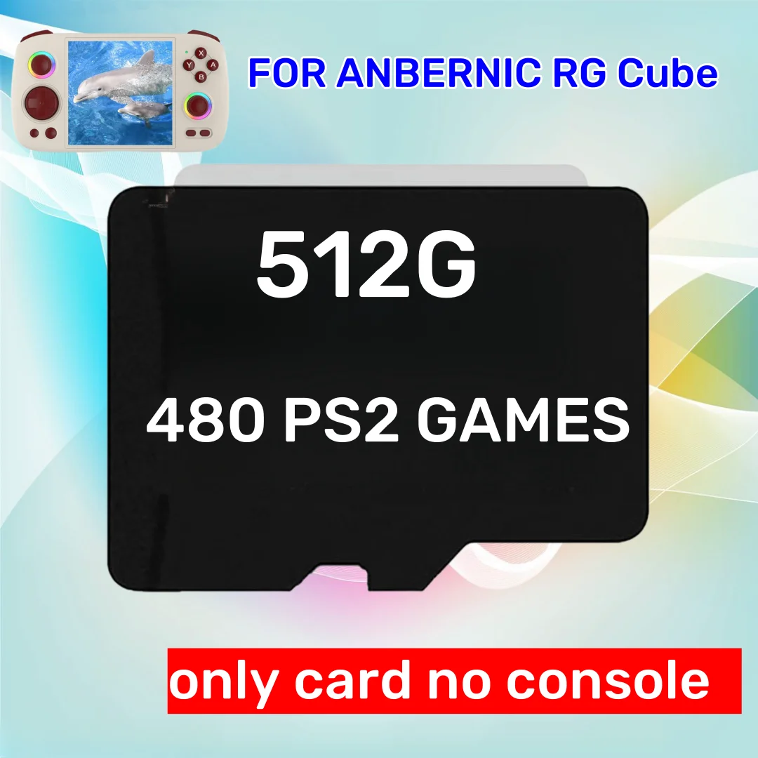 Для ANBERNIC RG Cube TF Card Portable PS2 портативная игровая консоль карта памяти SD 61000 игр 512G 256G