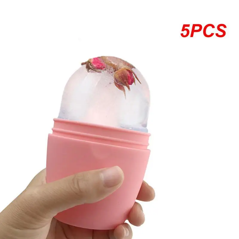 

5PCS Lifting Trays Reusable Mold Beauty Skin Care Silicone Ice Facial Roller Facial Treatment Tools