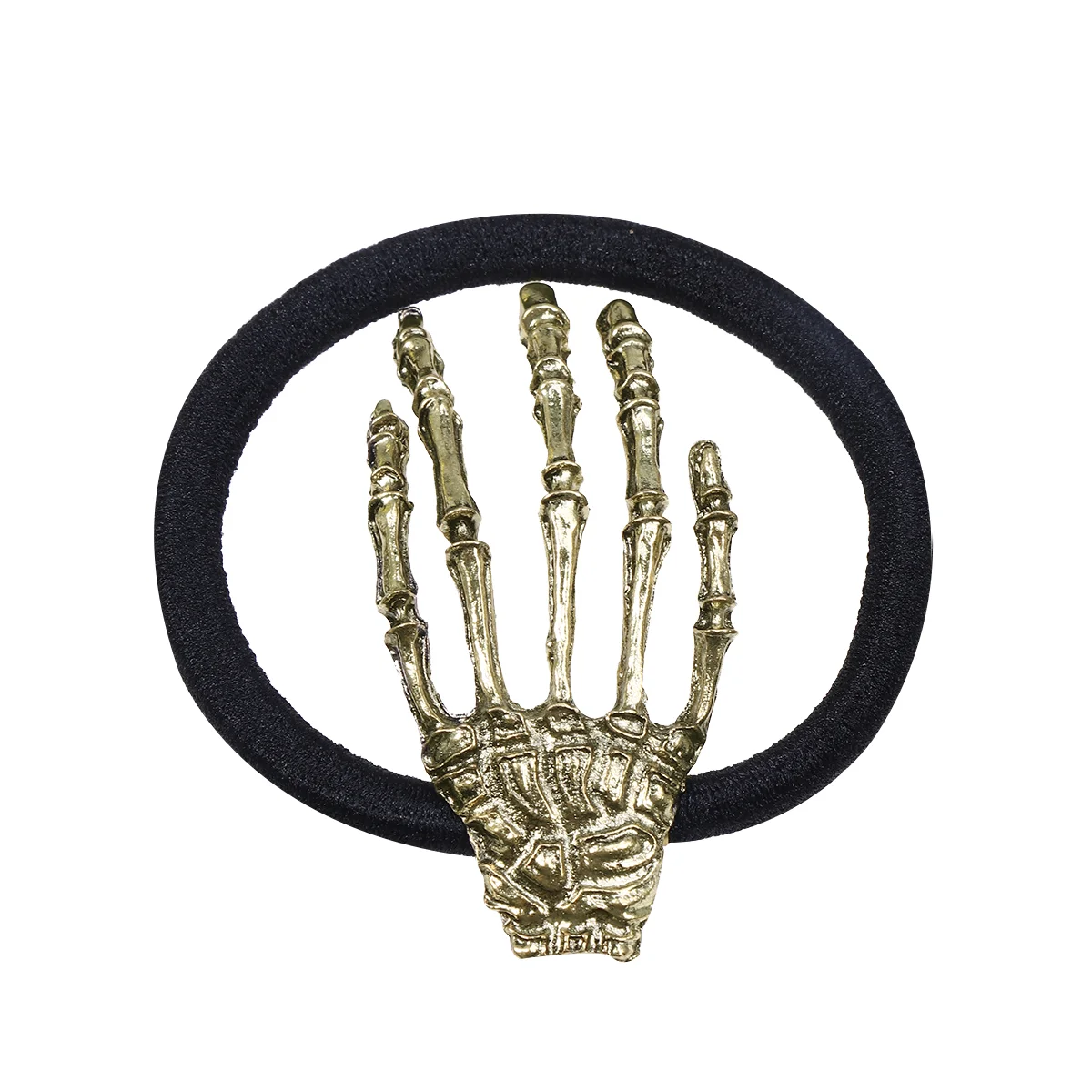 

Kids Hair Scrunchies Headband Black Hair Band Ponytail Holder Hair Rope Hand Bone Hair Rope