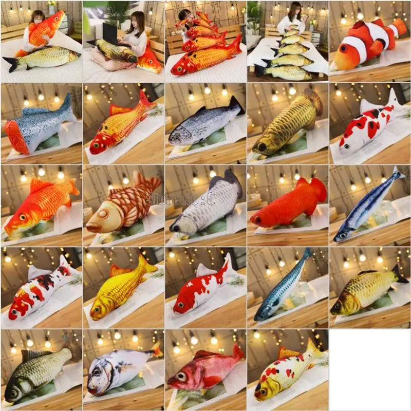 Плюшевая золотая рыбка 20/30/40 см | AliExpress