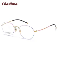 chashma ultra light titanium retro frame wome prescription glasses men flexible frame optical eyewear spectacles super quality
