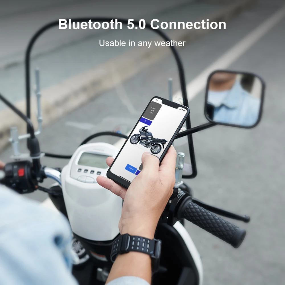 Датчик давления в шинах s TPMS для мотоцикла совместимая с Bluetooth система контроля