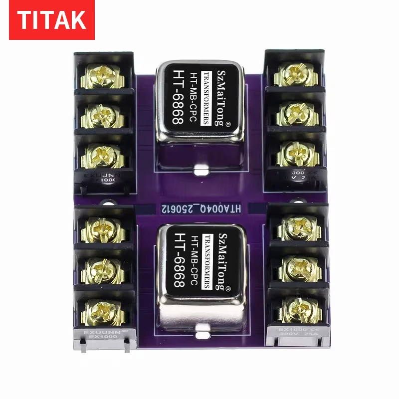 Фото Профессиональный аудиоизолятор Permalloy HT-6868, сигнальный трансформатор, конвертер XLR (балансный/небалансный) в RCA, 600:600 Ом №1