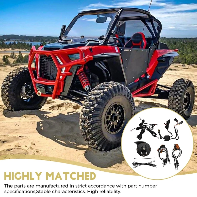 Комплект сигналов поворота UTV уличные Легинсы ATV сигнал 110D "подключи и