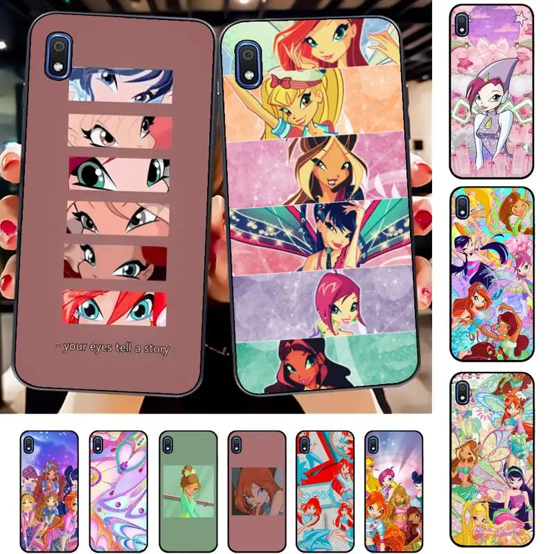 

Cartoon Club-Girl-W-Winx Phone Case for Samsung A51 01 50 71 21S 70 31 40 30 10 20 S E 11 91 A7 A8 2018 Cover
