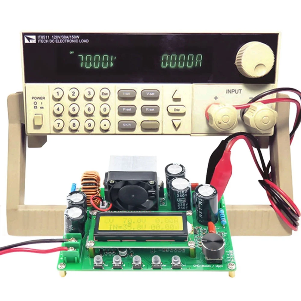 

DC DC Boost Converter Module 10-65V to 12-120V Voltage Regulator 800W Regulated Power Supply Solar Charger Controller MPPT Board