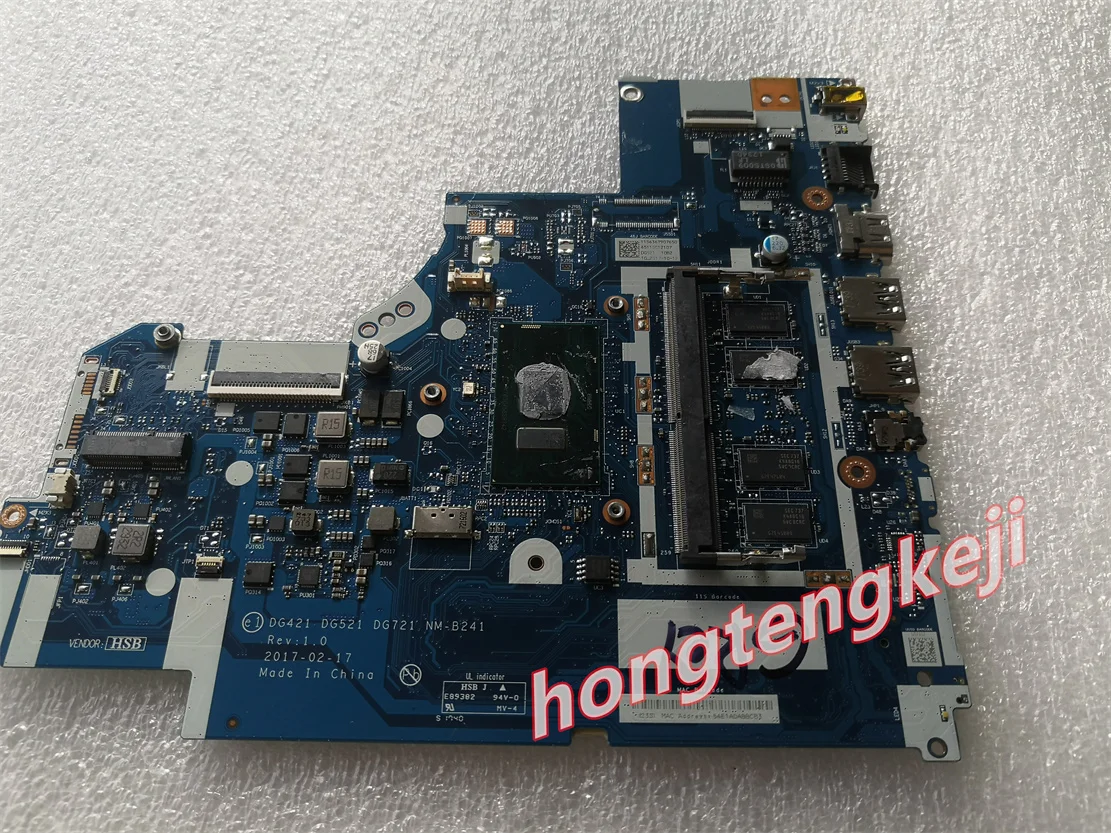 Бывшая в употреблении материнская плата для ноутбука Lenovo 320-15ISK 4 Гб DG421 DG521 DG721 с подсветкой ОК Бывшая в употреблении материнская плата для ноутбука Lenovo 320-15ISK 4 Гб DG421 DG521 DG721 с подсветкой ОК