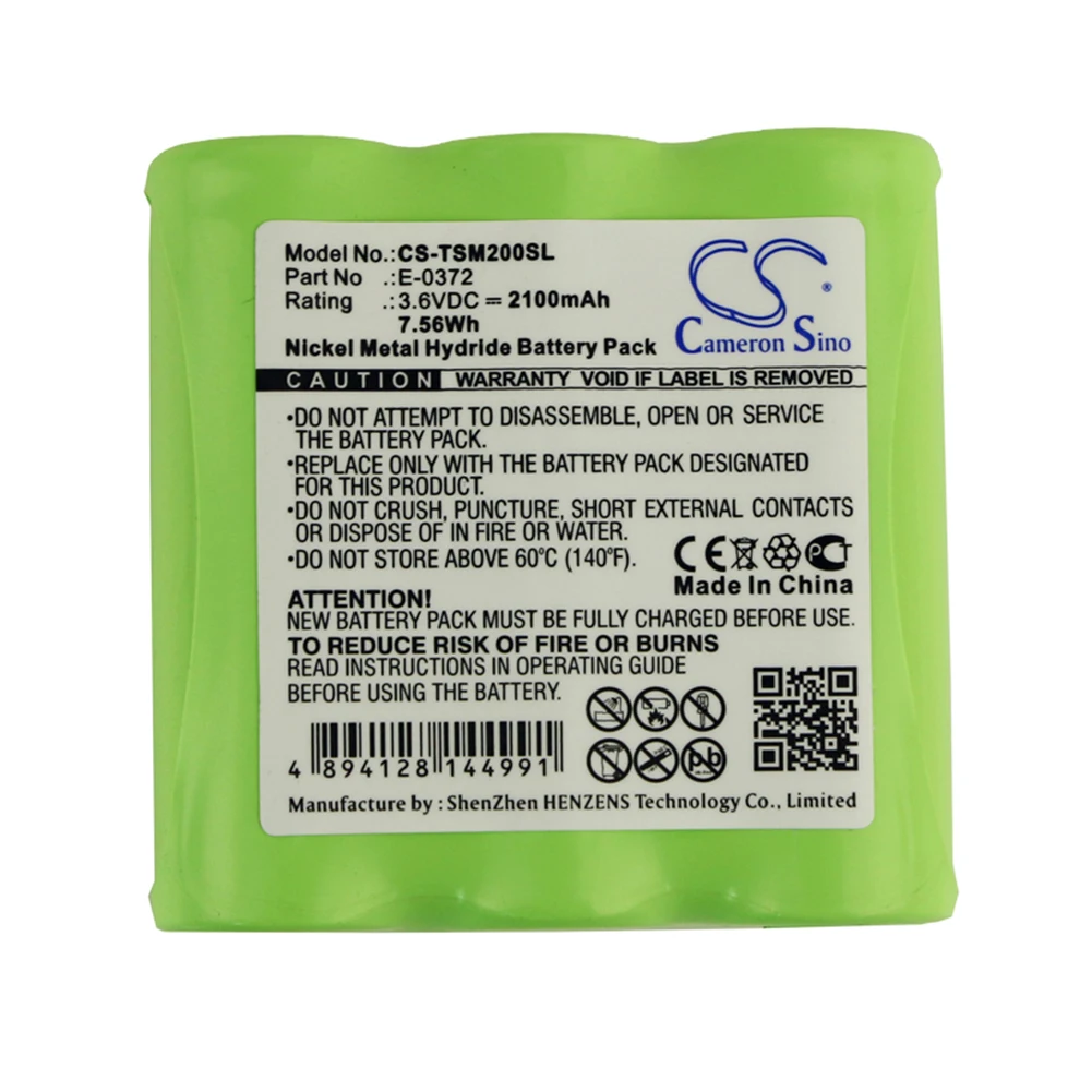 

Cameron Sino 2100mA Battery for TELETRONIC P-0372,TSM 2002,TSM2002 E-0372