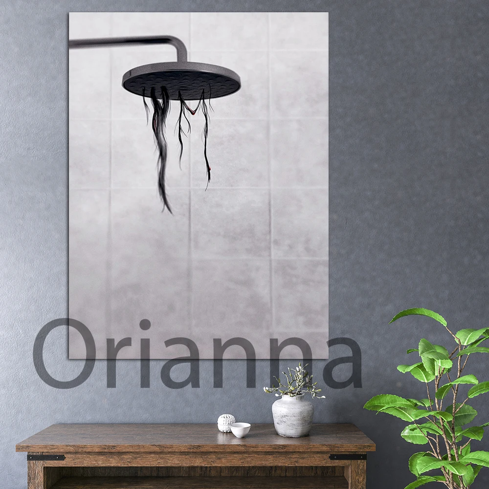 

Canvas Painting The Grudge Classic Movie Sprinkler Picture Wall Art Print Modular Poster Vintage Bold Home Decor For Living Room