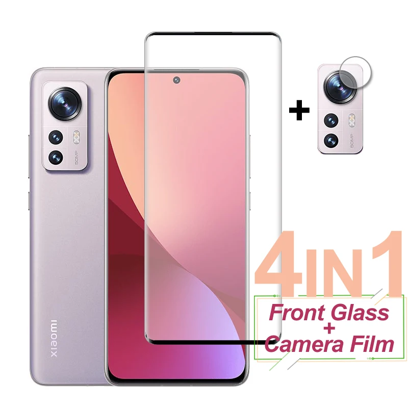 

Full Cover Curved Screen Protector For Xiaomi 12 Pro 12X 12S Ultra Tempered Glass Protective Phone Camera Film Xiaomi Mi 12 Pro