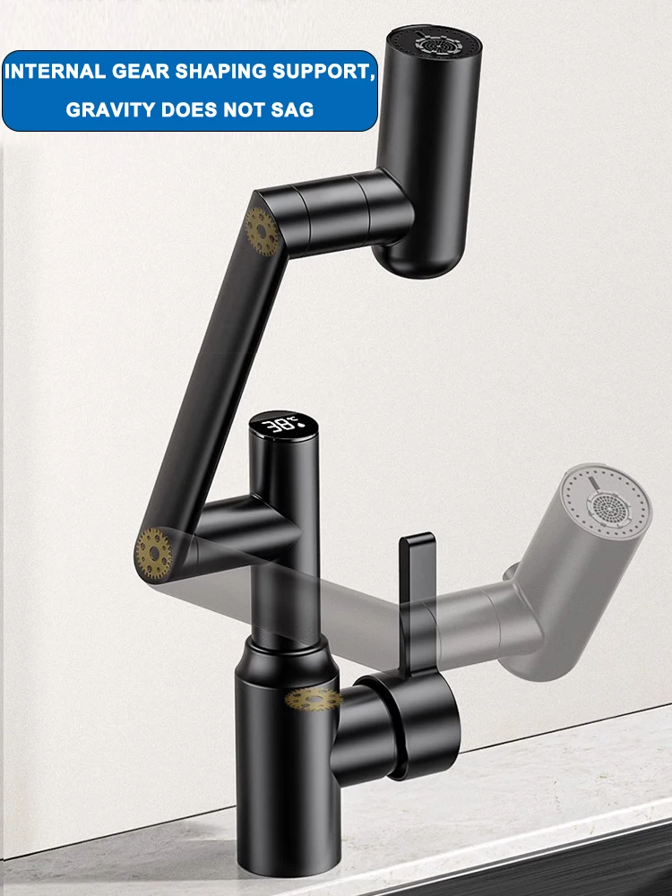 Смеситель из нержавеющей стали 304 универсальный поворотный смеситель для ванной