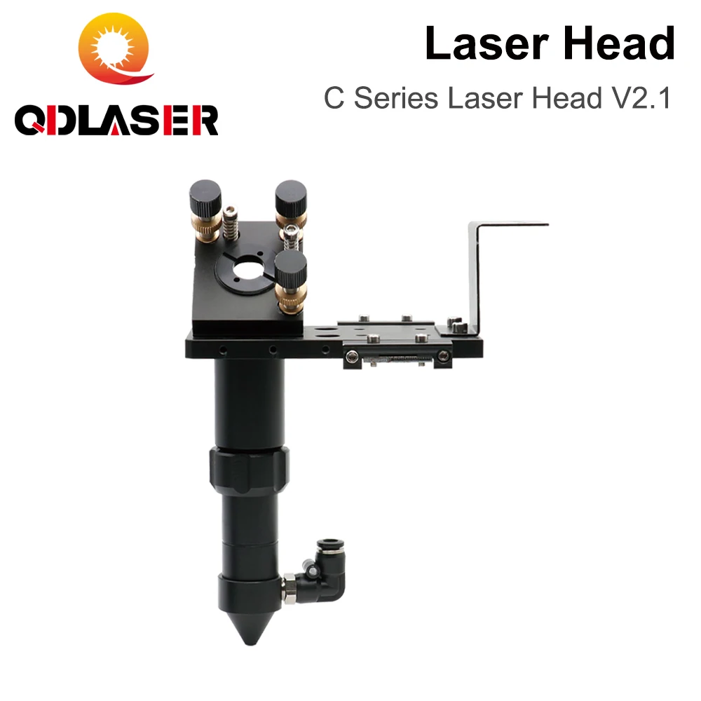 

Лазерная головка QDLASER C серии CO2 Dia.18 FL38.1 и Dia.20 FL50.8/63,5/101,6 мм, крепление для лазерного гравировального станка (черный)