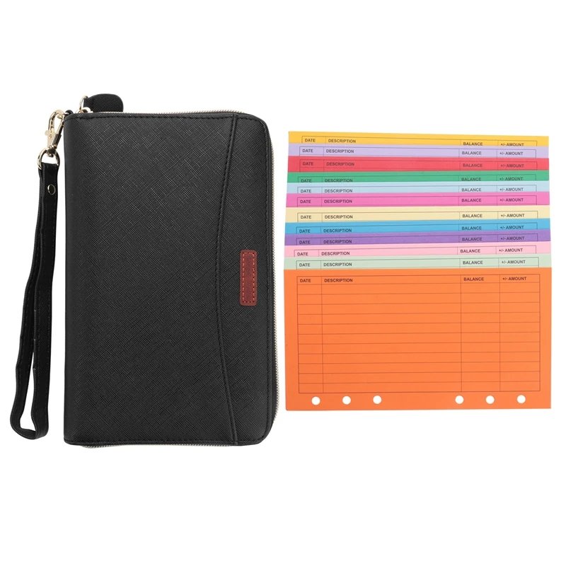 

Cash Envelope Wallet System For Women,Budget Planner With 12Cash Envelopes Perfect For Family Financial Budget Organizer