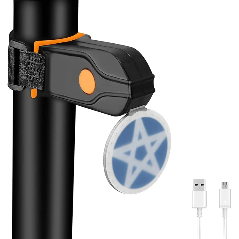 

Bike Tail Light,USB Rechargeable Tail Light,Bike Rear Lights-With 4 Flash Modes, Bright Safety For Night Rider