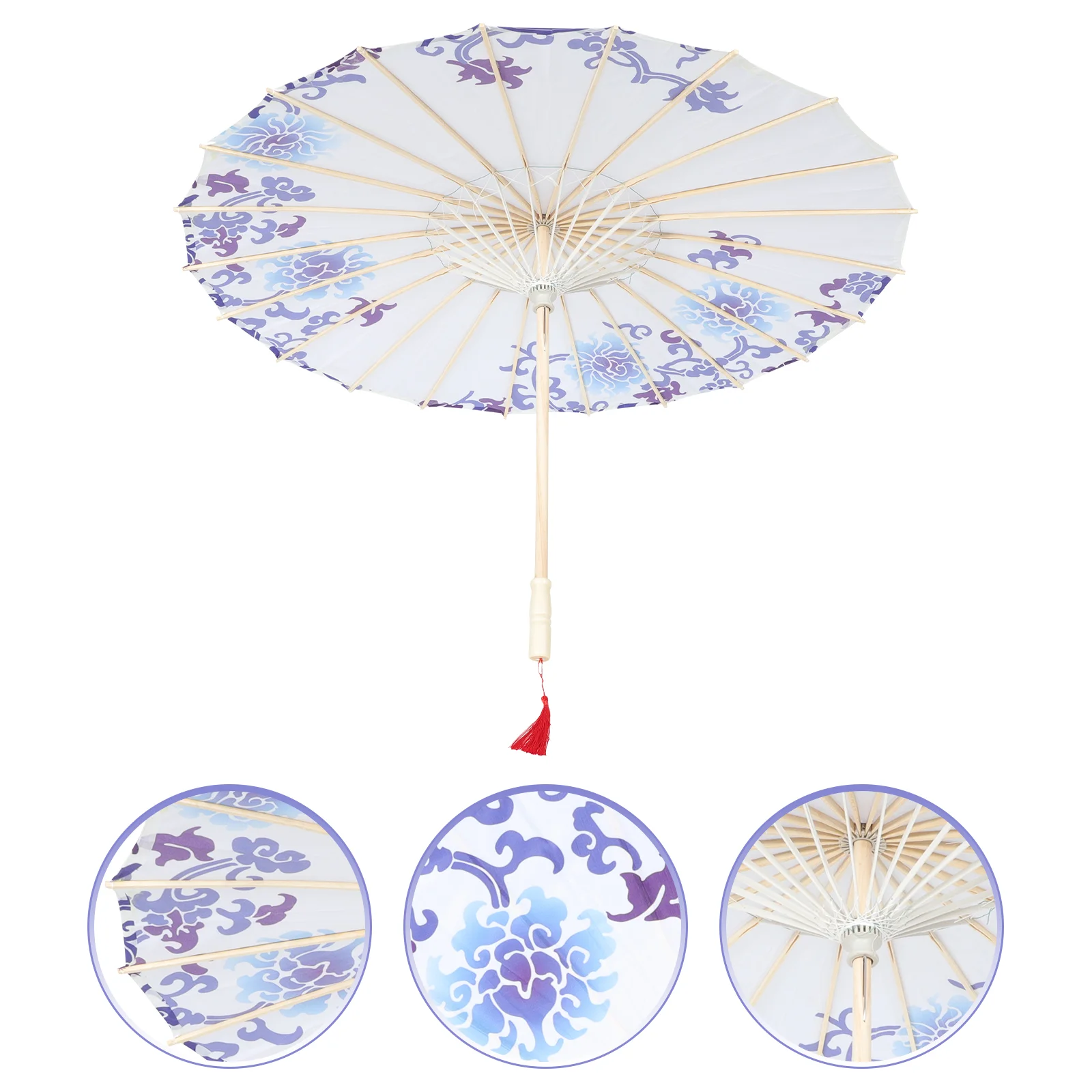 

Silk Umbrella Retro Japanese Decorative Accessories Dance Umbrellas Paper Weddings Costume Hanfu Prop