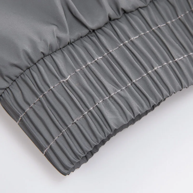 Karentea Men's Running Jacket Loose Night Run Reflective Sports Gym Sports Jogging Outdoor Coat Breathable Clothing