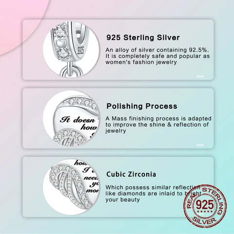 925 Sterling Silver I Always Need You Mom Mother's Day Pendant Charm Fit Original Charms Bracelets Women DIY Jewelry Gift