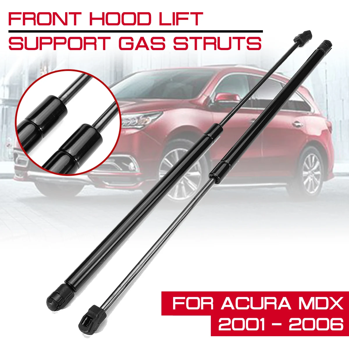 

Car Front Engine Cover Bonnet Hood Shock Lift Struts Bar Support Arm Gas For Acura MDX 2001 2002 2003 2004 2005 2006