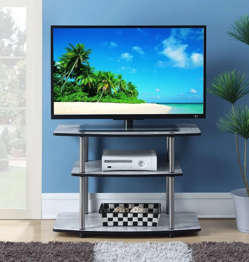 

Designs2Go No Tools 3 Tier TV Stand, Faux Birch