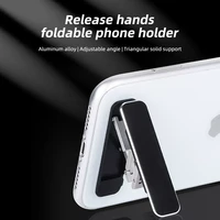 the newfonken mini phone holder foldable desk mount stand lazy holder smartphone bracket aluminum alloy holder cellphone accesso