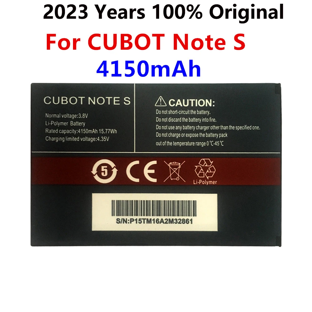 

for CUBOT Note S Battery 4150mAh 100% New Original Replacement backup battery For CUBOT Note S Cell Phone