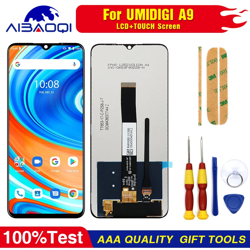 Новый ЖК-дисплей UMIDIGI A7S + дигитайзер сенсорного экрана протестированный ЖК-экран