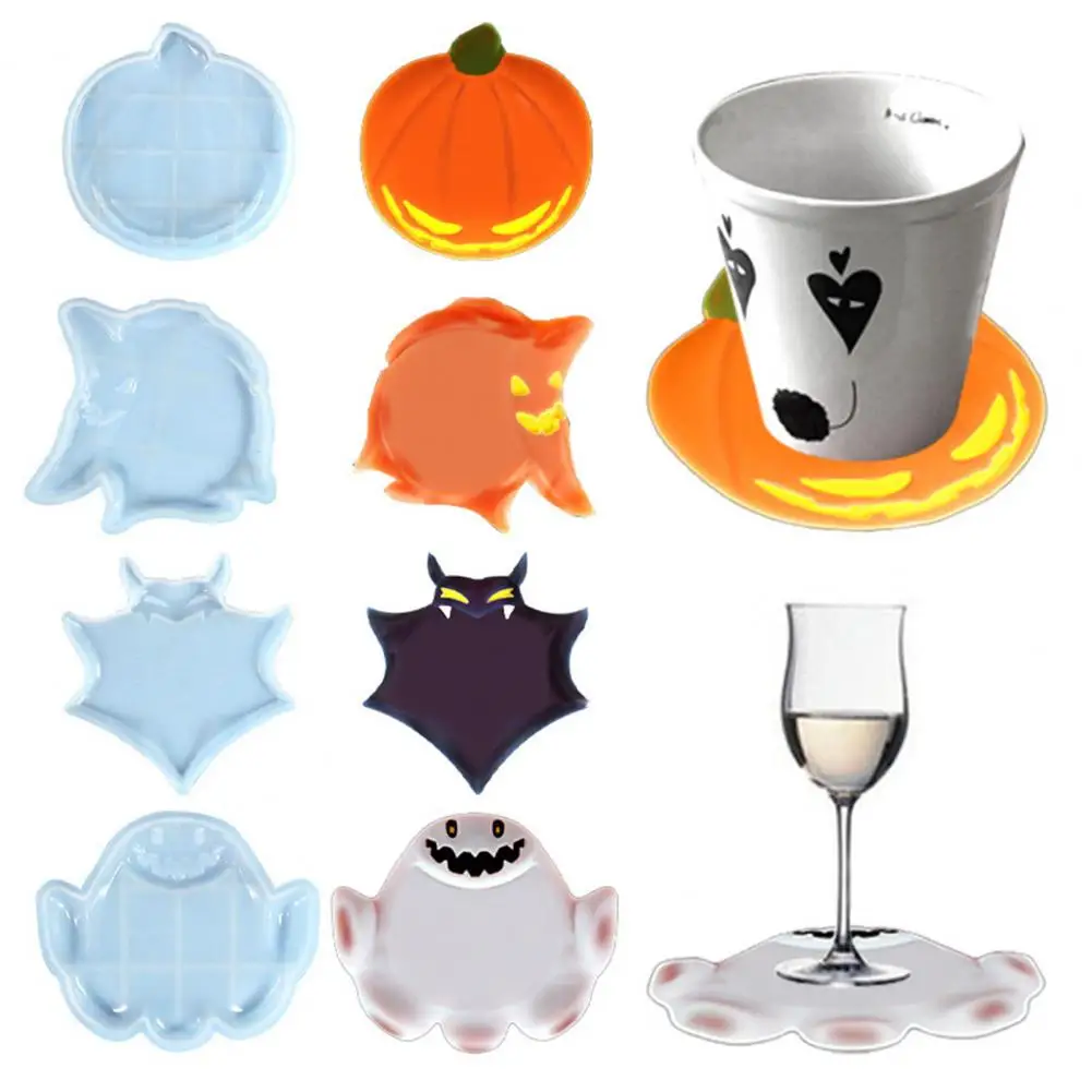 Каучуковая форма для подставки под горку каучуковая подстаканника Хэллоуина в