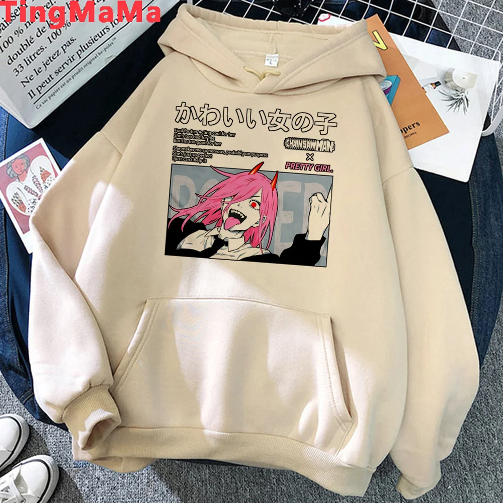 

chainsaw man hoodies women sweat y2k 90s anime Kawaii sweater female Kawaii Pullover