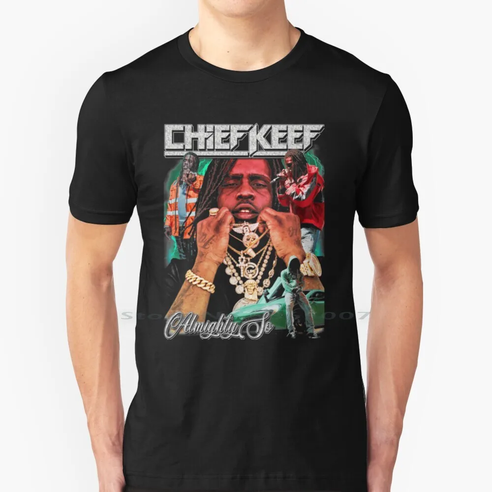 

Главная Футболка Chief Keef, 100% хлопок, большой размер 6xl, модная Подарочная футболка
