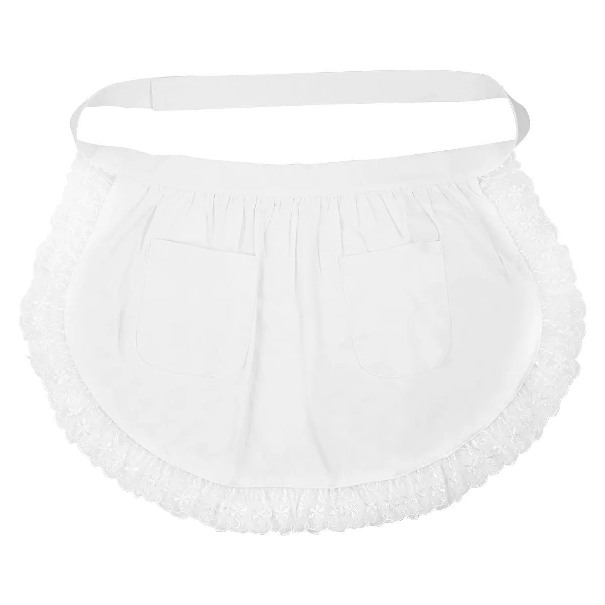 

1PC Apron with Pockets Waist Apron Lace Apron