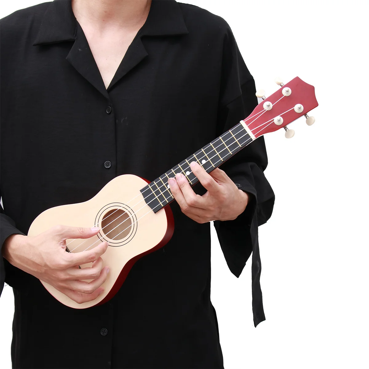 

Inches Ukulele Guitar Kids Wooden Guitar 4 Strings Ukulele and Musical Awakening Beige Cavaquinho Scream