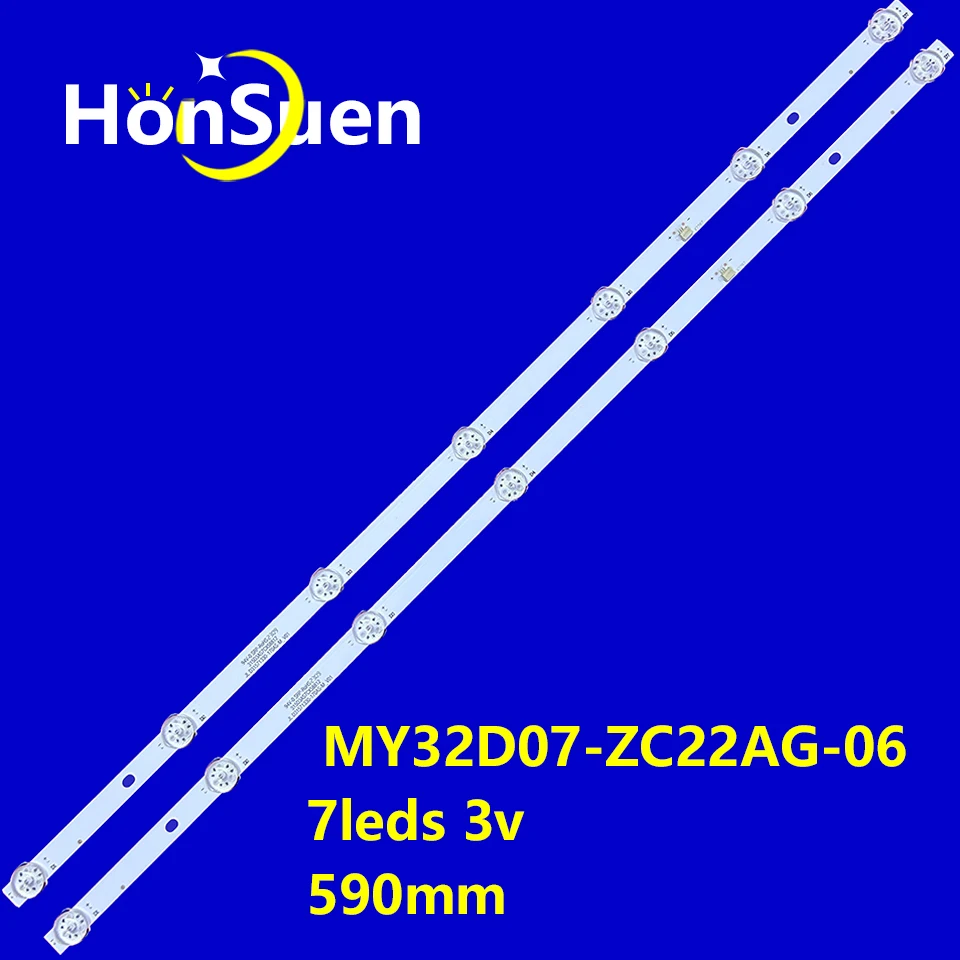 

5/15KIT LED Backlight strip 7 lamp for Polaroid PTV32DS00Z 32GSR3000FB 210-108-1158H MY32D07-ZC22AG-06 303MY320033 K32DLM7H
