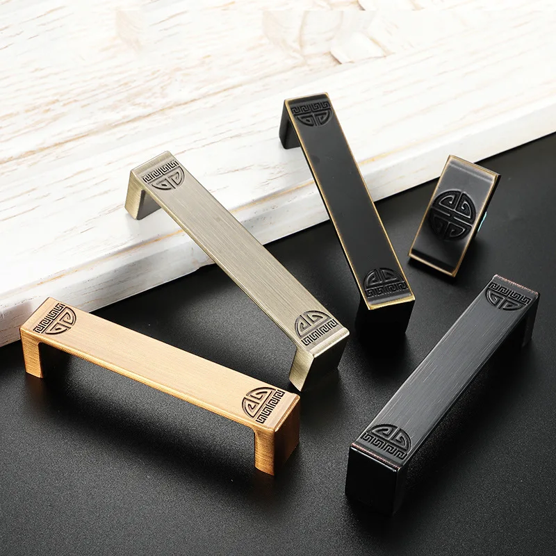 

Винтажный шкаф из цинкового сплава для гостиной, черная, розовая, золотая, бронзовая мебель из цинкового сплава для кухни, ручка