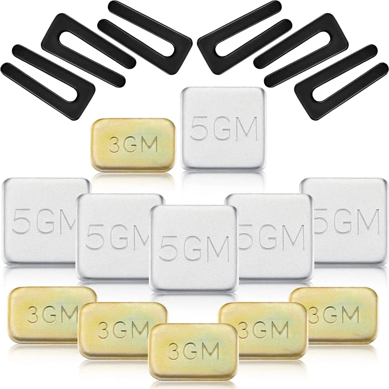 

6 Sets Of Ceiling Fan Blade Balancing Kit Fan Weight Balancing Kit Include Self-Adhesive Metal 5G Weight And 3G Weight