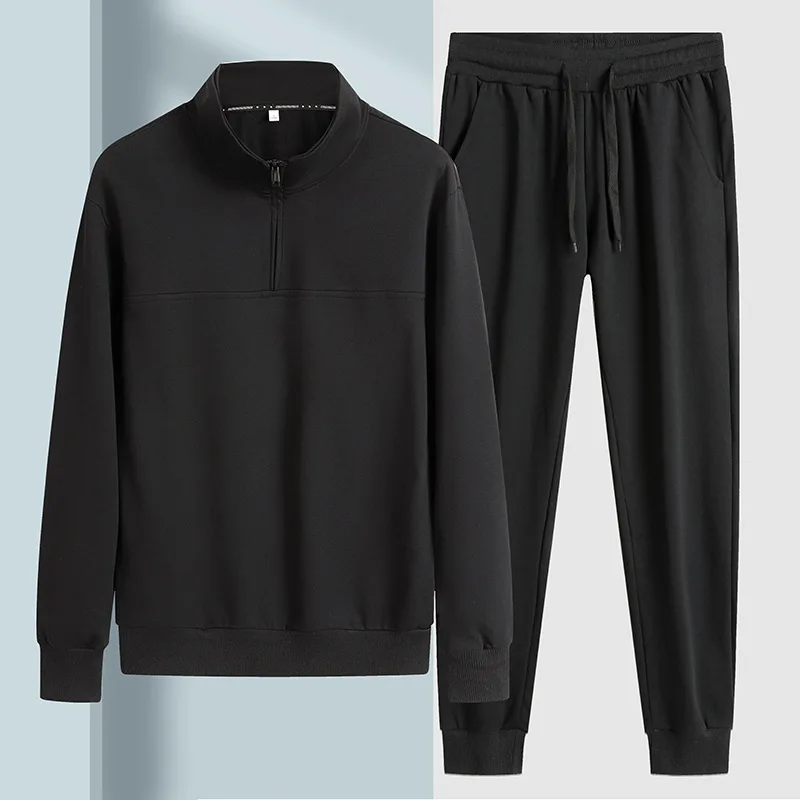 

2023 Size 8XL Fashion Tracksuit Men Sport Warm Running Sets Sportswear Sweatsuit Two Piece Jogging Fitness Running Sweat Suit