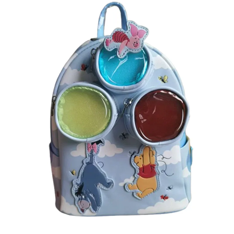 Loungefly Disney Винни Питер Пэн 70-летия с мультяшным принтом двойная сумка на плечо