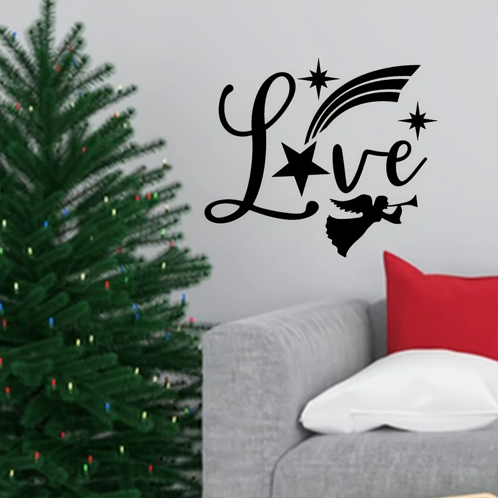 Романтические наклейки на стену в стиле любви подходят для гостиной и спальни