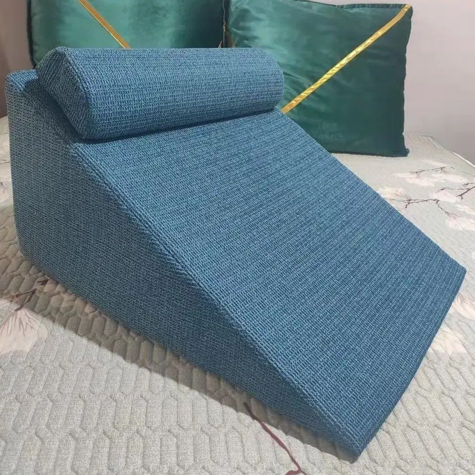 

Кровать для пожилых людей, полулежащая в кровати, треугольная подушка для пациентов, подушка для наклона, подушка для растушевки сердцебиения с кислотой рефлюкса, Подушка для спины