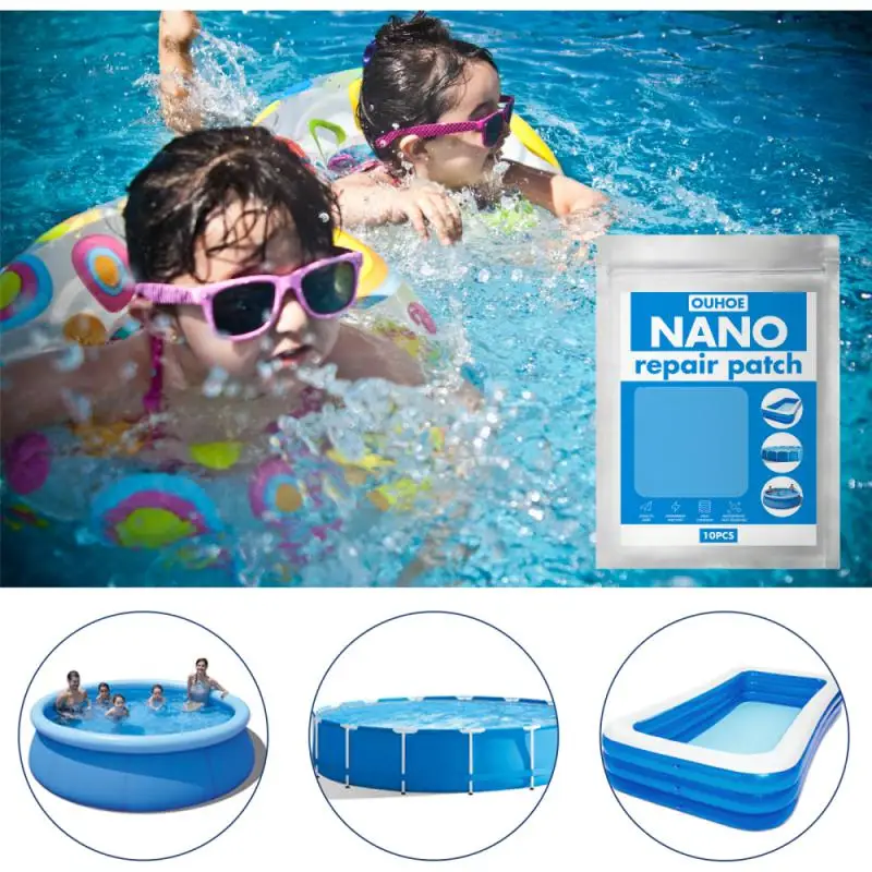 

Nano Repair Patch Swimming Pool Water Pad Tent Waterproof Special Inflatable Toys Air Beds Tent Raincoat Adhesive
