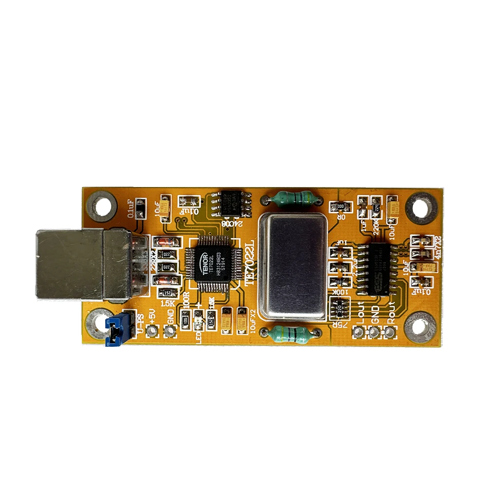 Плата вывода TE7022L + ES9023 DAC USB к коаксиальному/I2S поддерживает 24BIT/96KHZ