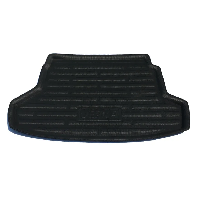 

Коврик на задний багажник автомобиля для Kia Pegas Soluto Sephia AB 2018-2023, поднос для багажника, водонепроницаемый противоскользящий поднос, напольный коврик, автозапчасти