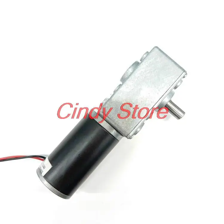 

634JSX-31ZY Turbo-Worm Gear Box 12V 24VDC Motor High Torque CW CCW Speed ReduceAdjust 2/5/10/15/30/60/100/160/250RPM SingleShaft