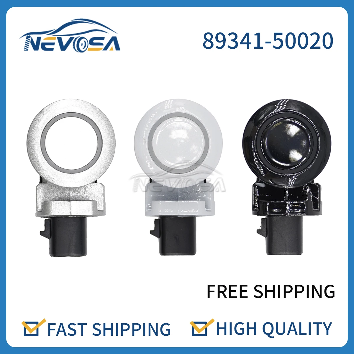 

Nevosa 89341-50020 4PCS PDC Parking Sensor For 2004-2006 Toyota Celsior Lexus LS430 4.3L Car Distance Control Assist 8934150020